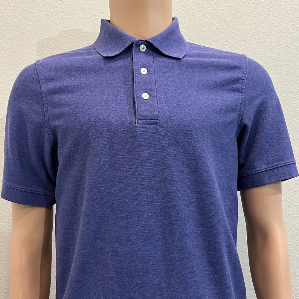 Croft & Barrow Easy Care Cotton/Poly Blend Classic Polo Shirt, Purple - Picture 2 of 8